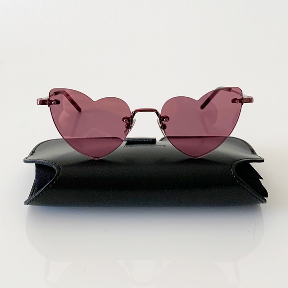 Saint Laurent Heart Sunglasses, New 250 - Picture 9 of 12